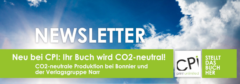 Neu bei CPI: Ihr Buch wird CO2-neutral!